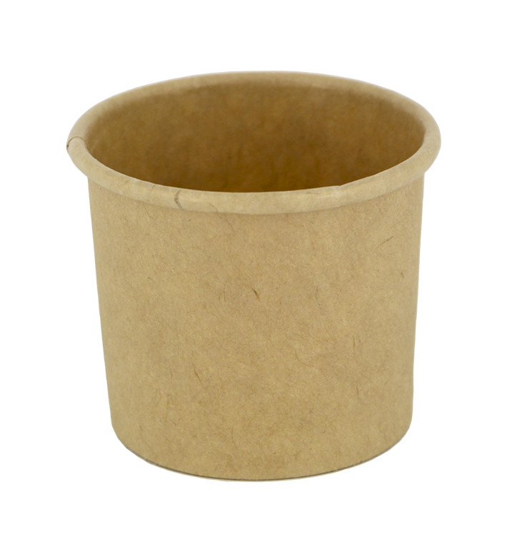 Kraft Cardboard Sauce Cup 30ml Ø4,3cm (1.000 Units)