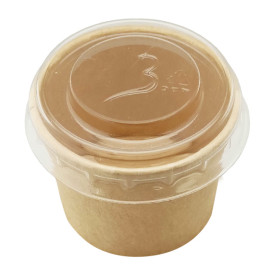 Transparent PET Lid for Sauce Cup 30ml Ø4,3cm (1.000 Units)