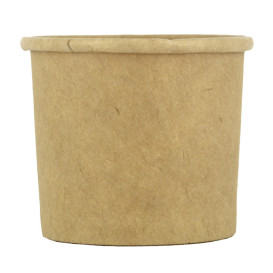 Kraft Cardboard Sauce Cup 30ml Ø4,3cm (1.000 Units)