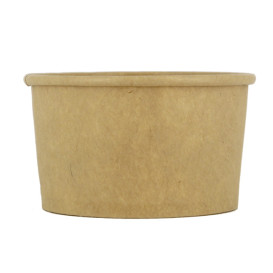 Kraft Cardboard Sauce Cup 50ml Ø6,3cm (50 Units)