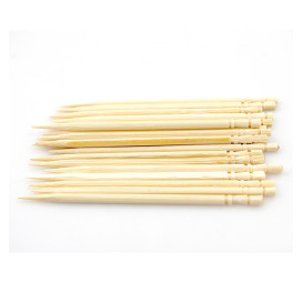 Wooden Toothpick Round shape Turned 6,5cm (24 Units)