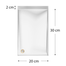 Plastic Zip Bag Seal top 20x30cm G-200 (1000 Units)