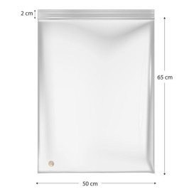 Plastic Zip Bag Seal top 50x65cm G-300 (500 Units)