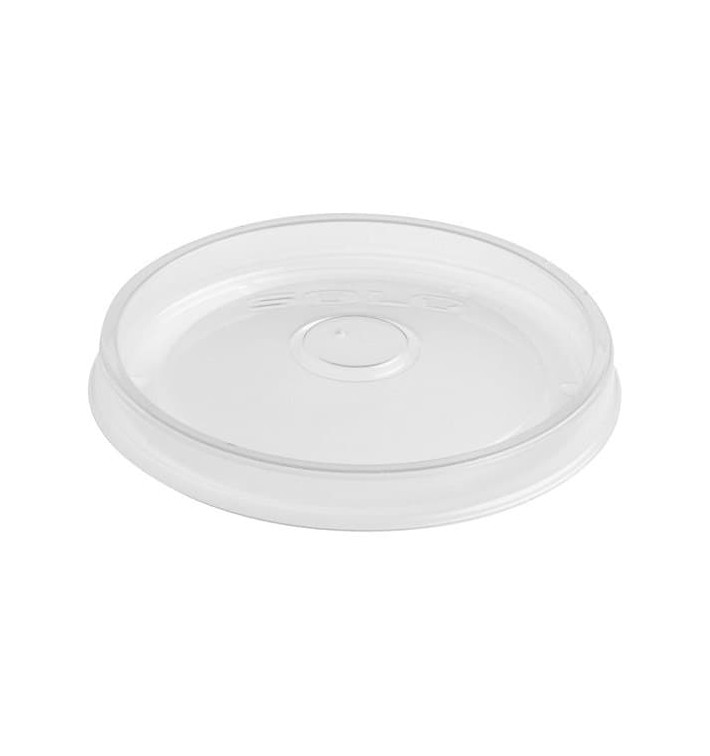 Plastic Lid PP Flat Translucent Ø11,7cm 