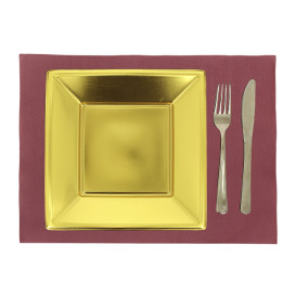 Placemat of Paper in Burgundy 30x40cm 40g/m² (500 Units)