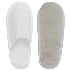 Disposable Slipper TST PP Closed EVA Sole White (200 Pairs)