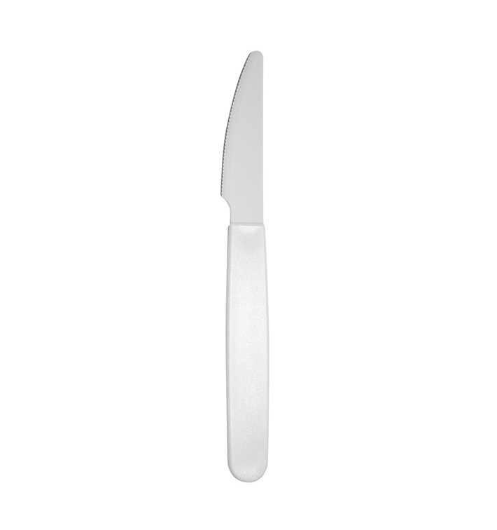 Durable Reusable Knife PP White 18,5cm (6 Units)