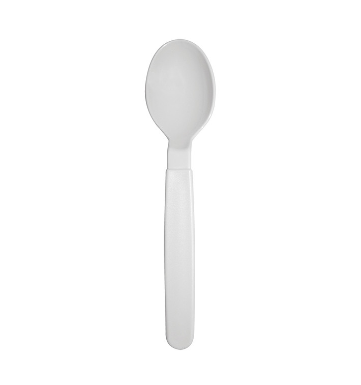 Durable Reusable Spoon PP White 18,5cm (6 Units)