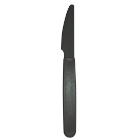 Durable Reusable Knife PP Anthracite 18,5cm (6 Units)