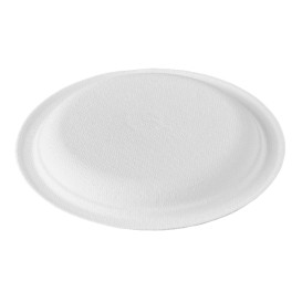 Sugarcane Plate White Ø15,5cm (1000 Units)