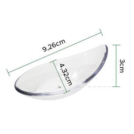 Tasting Plastic Bowl Durable SAN "Drop" Clear 18ml (6 Units) 