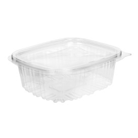 Plastic Hinged Deli Container OPS 375ml (60 Units)  