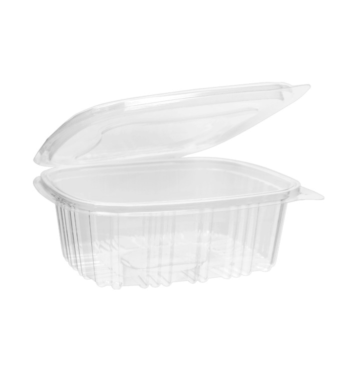 Plastic Hinged Deli Container OPS 500ml (600 Units)