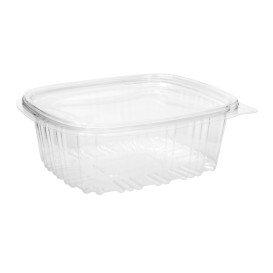 Plastic Hinged Deli Container OPS 500ml (600 Units)