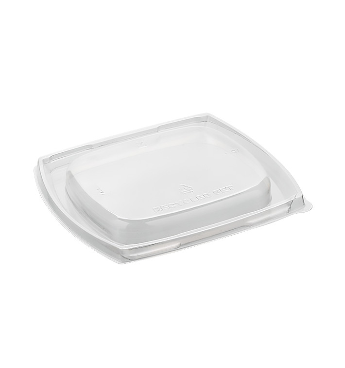 Rectangle Lid rPET for Salad Bowl 15x12cm (400 Units)