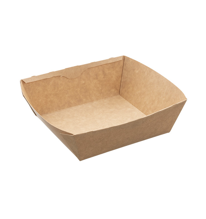 Rectangle Kraft Salad Bowl 750ml 19x16x5cm (300 Units)