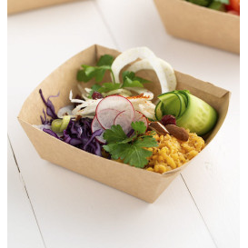 Rectangle Kraft Salad Bowl 750ml 19x16x5cm (300 Units)