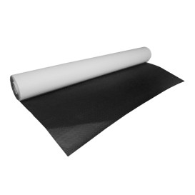 Paper Tablecloth Roll Black 1x100m. 40g (6 Units)