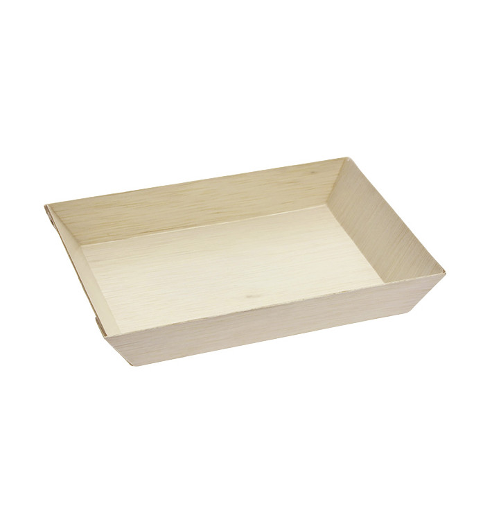 Wooden Tray 13x6,5x2cm 125ml (25 Units) 