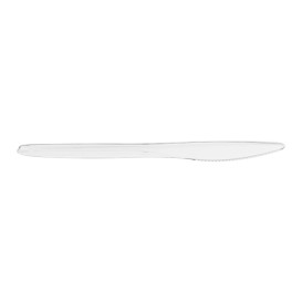 Plastic Knife PS "Luxury" Clear 17,5cm (100 Units)  