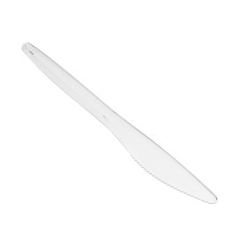 Plastic Knife PS "Luxury" Clear 17,5cm (100 Units)  