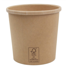 Kraft Carton Pot 16Oz/450ml Ø10,0cm (500 Units)