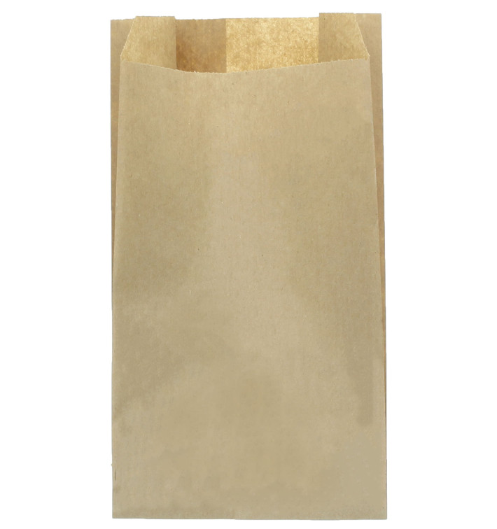 Paper Food Bag Kraft 14+7x24cm (200 Units)  