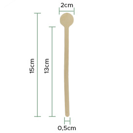 Wooden Stirrer 15cm (100 Units)  