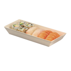 Wooden Tray 21,5x8,5x2,8cm 350ml (100 Units)