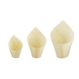 Wooden Tasting Cone 11cm (50 Units)