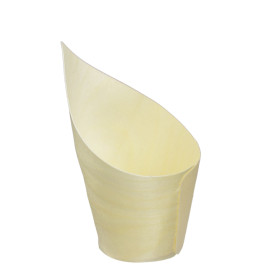 Wooden Tasting Cone 8cm (50 Units)