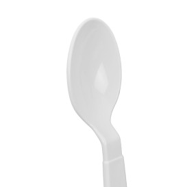 Reusable Durable Spoon PP Mineral White 18,5cm (6 Units)