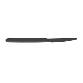 Reusable Durable Knife PP Mineral Anthracite 18,5cm (6 Units)