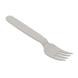 Reusable Durable Fork PP Mineral Grey 18,5cm (6 Units)