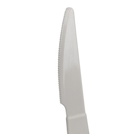 Reusable Durable Knife PP Mineral Grey 18,5cm (180 Units)