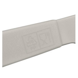 Reusable Durable Knife PP Mineral Grey 18,5cm (180 Units)