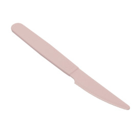 Reusable Durable Knife PP Mineral Pink 18,5cm (180 Units)