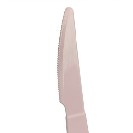 Reusable Durable Knife PP Mineral Pink 18,5cm (180 Units)