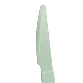 Reusable Durable Knife PP Mineral Green 18,5cm (180 Units)