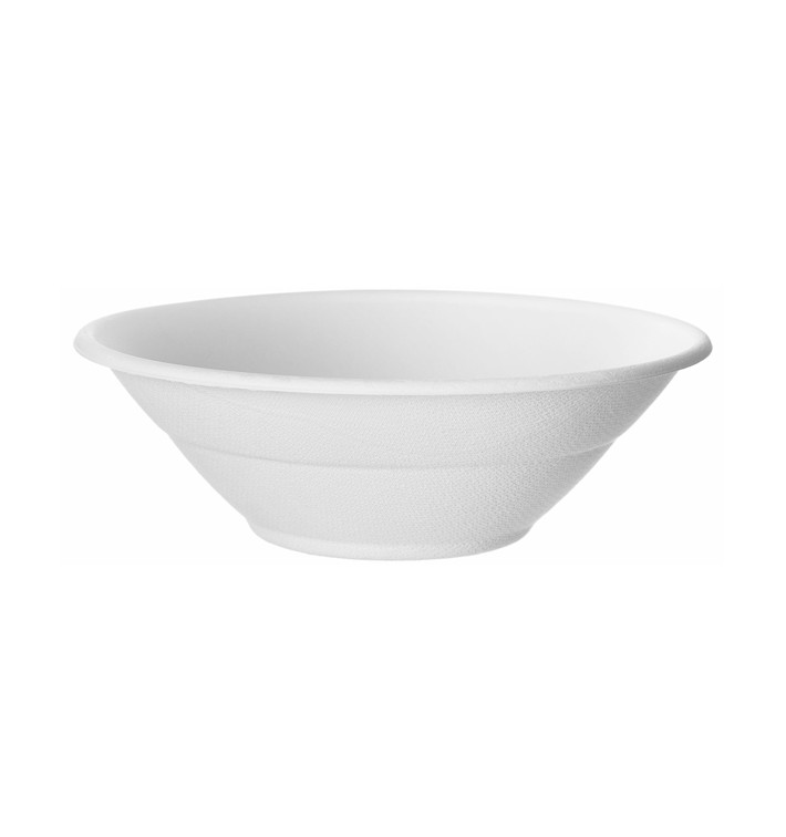 Sugarcane Bowl Bagasse Noodle White 940ml (50 Units) 