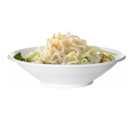 Sugarcane Bowl Bagasse Noodle White 710ml (50 Units) 