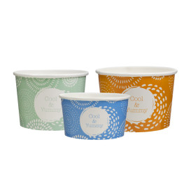 Paper Container Ice Cream Cool&Yummy 10Oz/310ml (50 Units) 