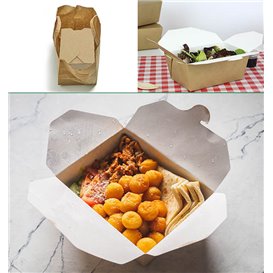 American Box Kraft 19,7x14x6,5cm 1800ml (25 Units)