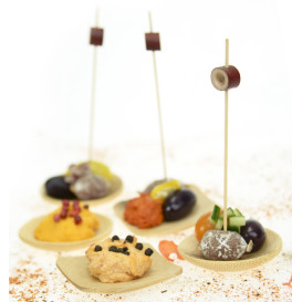 Bamboo Tasting Plate 6cm (288 Units)