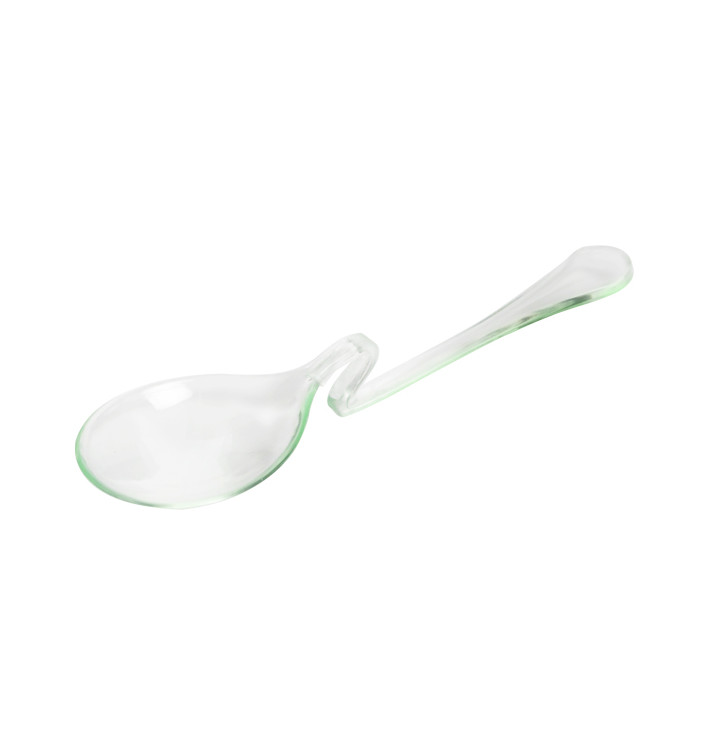 Tasting Spoon PS Curved "Water Green" 8cm (500 Units)