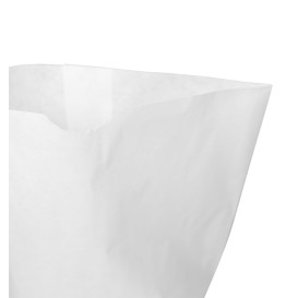 Paper Bag with Hexagonal Base White 17x22cm (50 Units)