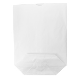 Paper Bag with Hexagonal Base White 17x22cm (50 Units)