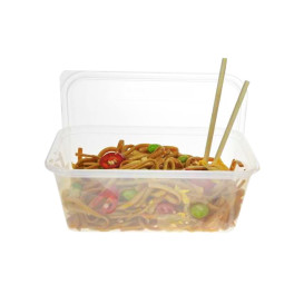 Plastic Lid Clear for Deli Container PP 500/725 y 1000ml (25 Units) 