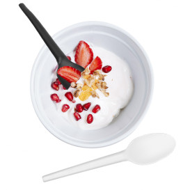 Compostable Reusable Spoon in CPLA White 16,5cm (2.000 Units)