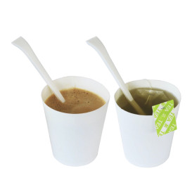 Coffee Stirrer in CPLA White 13cm (2.000 Units)